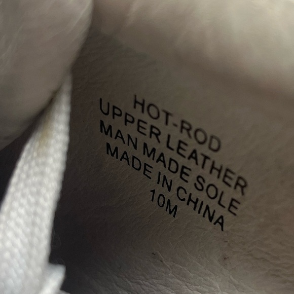 Jeffrey Campbell Hot Rod Leather Suede Flames Pointed Toe Platform Sneakes Sz 10 - Picture 8 of 15